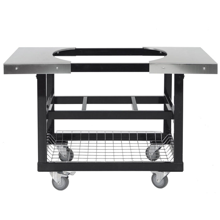 Primo Grills Cart Base with Basket and SS Side Shelves for XL 400, LG 300 - PG00370