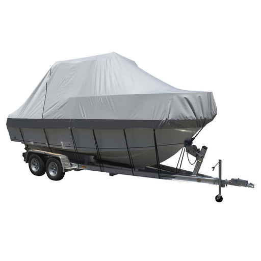 Carver Sun-DURA Specialty Boat Cover f/19.5' Walk Around Cuddy & Center Console Boats - Grey - 90019S-11