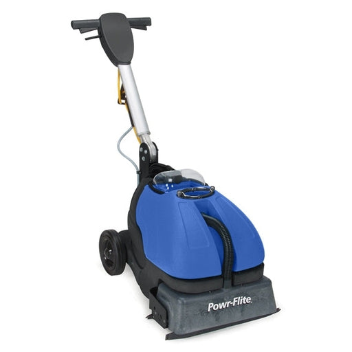 Powr-Flite Powr-Scrub, Floor Scrubber, 16", 4 Gallon, Electric, Cylindrical, Forward and Reverse