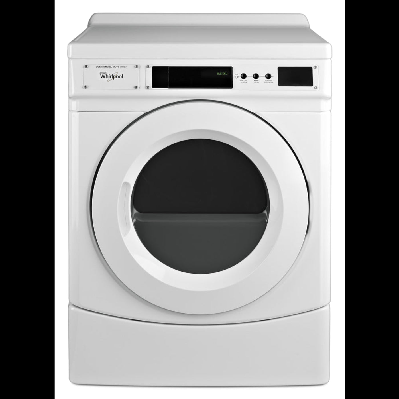WHIRLPOOL 27" Commercial Gas Front-Load Dryer, Non-Vend White - CGD9160GW-KT