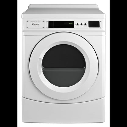 WHIRLPOOL 27" Commercial Gas Front-Load Dryer, Non-Vend White - CGD9160GW-KT