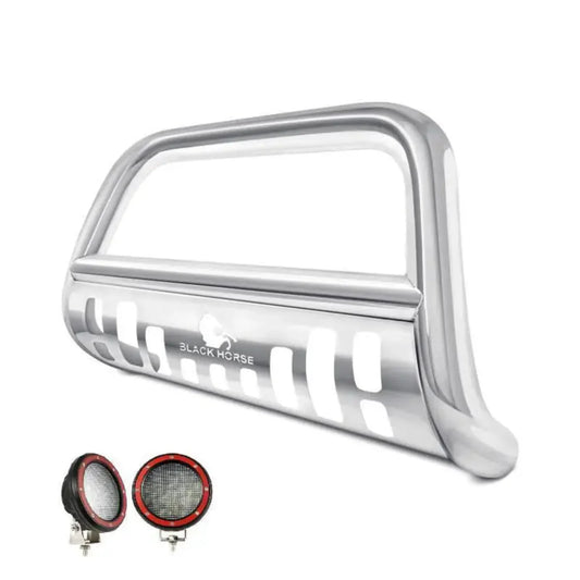 Black Horse CBS-FOB2601SP-PLFR Bull Bar Kit - BLKBSFOB2601R