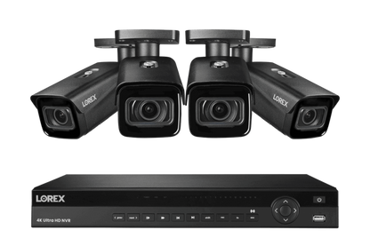 Lorex 4K (16 Camera Capable) 6TB Wired NVR System with Nocturnal 3 Smart IP Bullet Cameras with Motorized Varifocal Lens - NP4K6MV-164BB