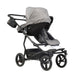 Mountain Buggy Duet Luxury Herringbone Double Stroller - With Carrycot Plus Bundle - DUETPR-v3-75, CCPD-V3-2-75