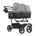 Mountain Buggy Duet Luxury Herringbone Double Stroller - With Carrycot Plus Bundle - DUETPR-v3-75, CCPD-V3-2-75