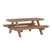 Berlin Gardens Rectangular Picnic Table- PRPT2872BK