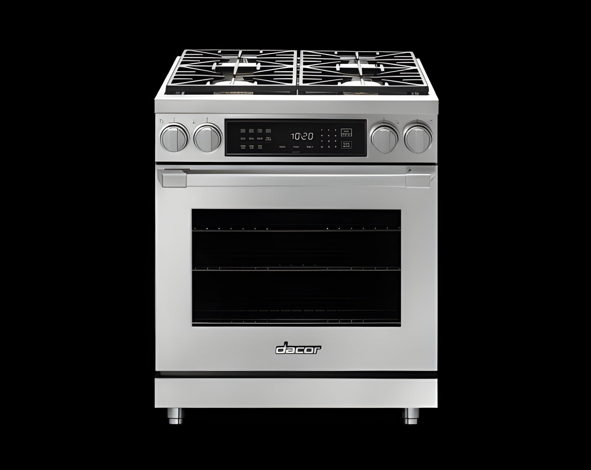 DACOR 30" Dual Fuel Pro Range, Silver Stainless Steel, Natural Gas -HDPR30SNG-KT