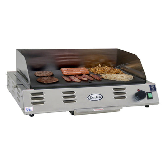 Cadco CG-10 Medium Duty Electric Countertop Griddle - 120v/60/1-ph Voltage - CDCG10