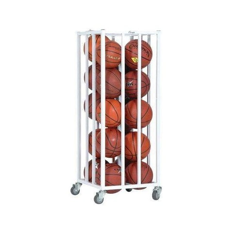 Champion Sports 20 Ball Deluxe Vertical Basketball Cage - 20BC