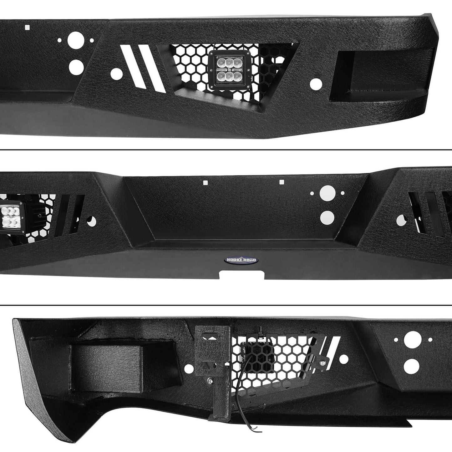 Hooke Road Chevrolet Rear Bumpers HR(07-18 Chevy Silverado 1500) - HE.9024&Z01