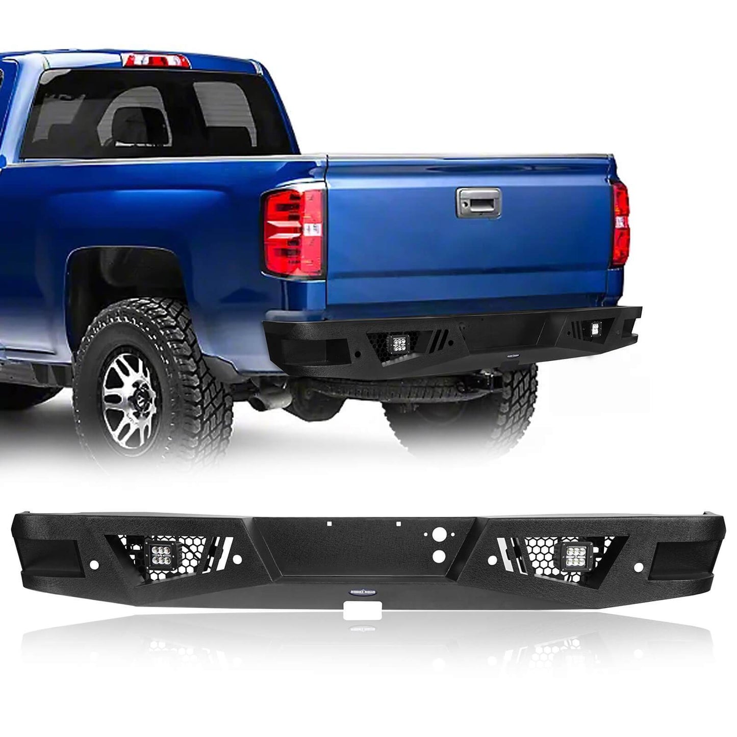 Hooke Road Chevrolet Rear Bumpers HR(07-18 Chevy Silverado 1500) - HE.9024&Z01