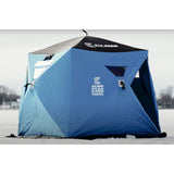 CLAM C-560 Portable 7.5 Ft 4 Person Pop Up Ice Fishing Thermal Hub Shelter Tent - 160682