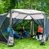 CLAM Quick Set Escape Portable Camping Outdoor Gazebo Canopy & 2 Wind Panels - 149103