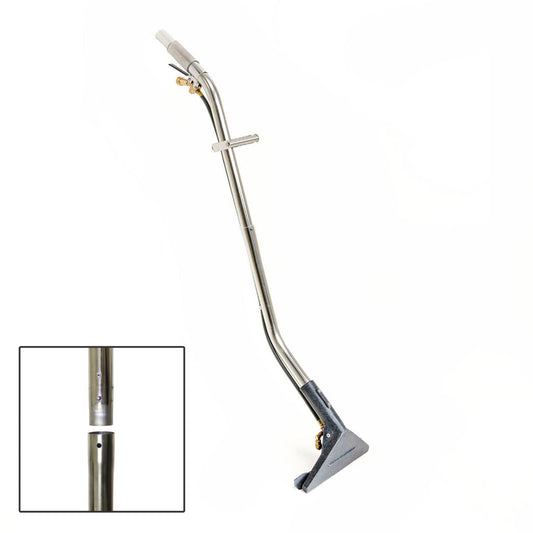 CleanFreak 12" Adjustable Glide 2-Piece Carpet Extractor Wand for High Pressure & Heat w/ 2 Jets - #01 Orifices - CPL-WFQ22T11001JG