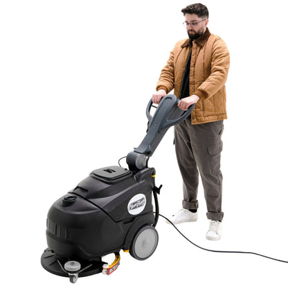 CleanFreak 18" Electric Automatic Floor Scrubber Package w/ Accessories - ASP-PACKAGE2