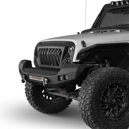 Hooke Road Full width CLIMBER Front Bumper(07-18 Jeep Wrangler JK) - HE.2052