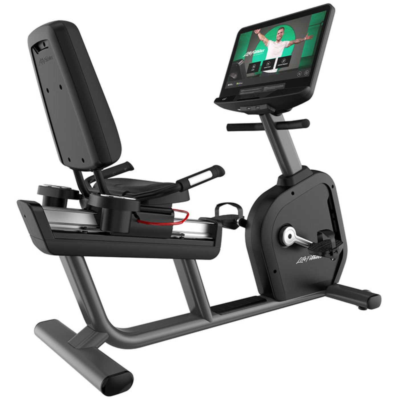 Life Fitness Club Series+ Recumbent Bike - CSR-SE424-BLKF-DOM14