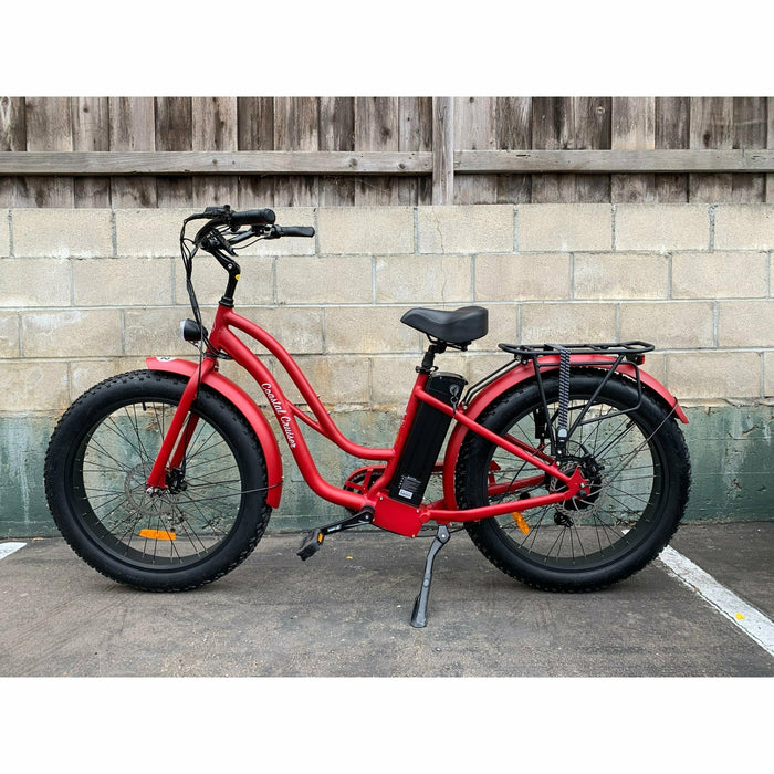 Coastal Cruiser 750W Step-Thru Fat Tire Electric Bike