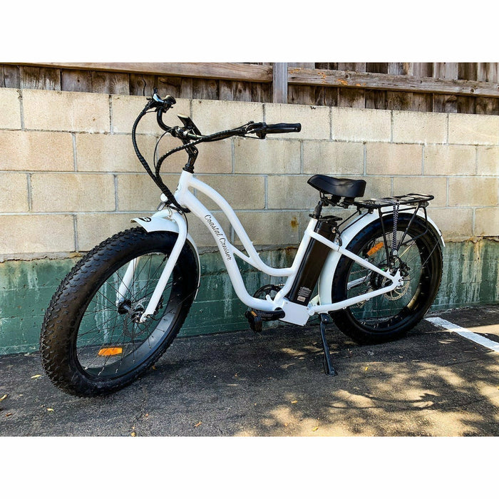 Coastal Cruiser 750W Step-Thru Fat Tire Electric Bike