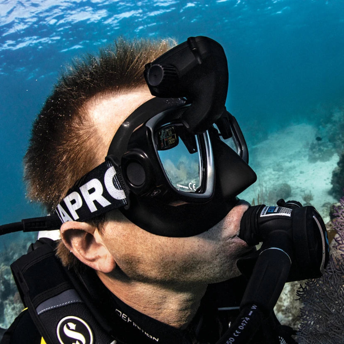 Scubapro Galileo HUD Sport Hands-free Dive Computer with Smart+ Pro Transmitter - COM396 COMBO