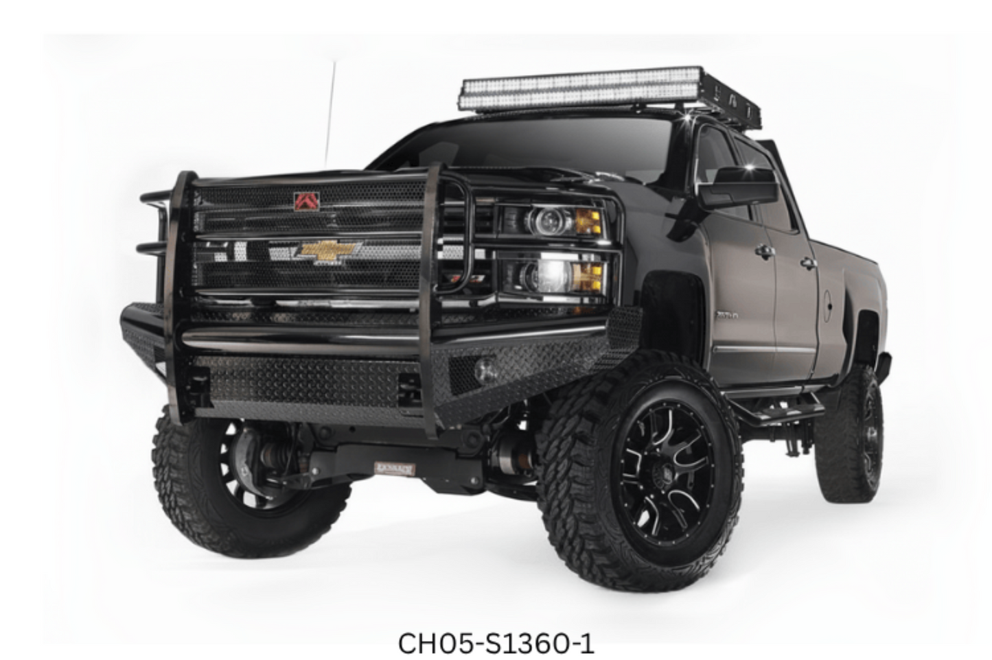2007 Chevy Silverado 2500 Complete Protection Kit - Fab Fours + Westin Automotive Steps