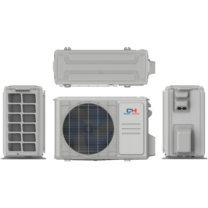 Cooper & Hunter 12,000 BTU 230V 21.5 SEER Mini Floor Console Ductless Mini Split Air Conditioner 1 TON Heat Pump, Sophia Series + Installation Kit Option - CH-ES12-230VO/CH-12MMC-230VI/NO KIT