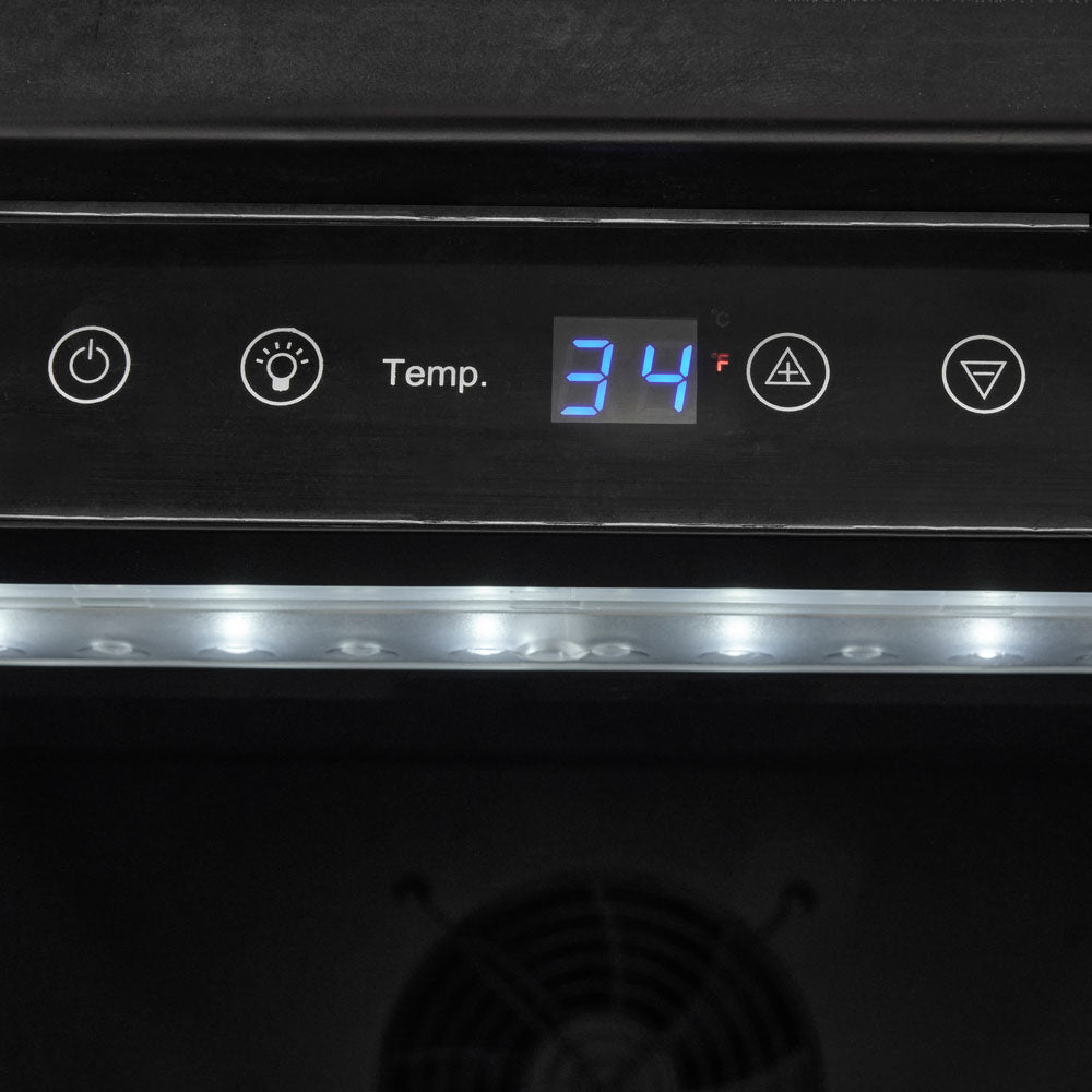 Coyote 21" Built-In Refrigerator with Left Hinge - C121R-S-L