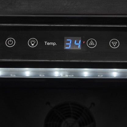 Coyote 21" Built-In Refrigerator with Left Hinge - C121R-S-L