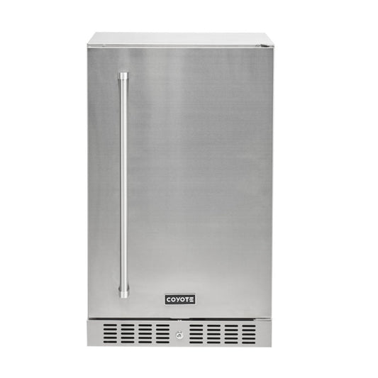 Coyote 21" Built-In Refrigerator with Right Hinge - C121R-S-R