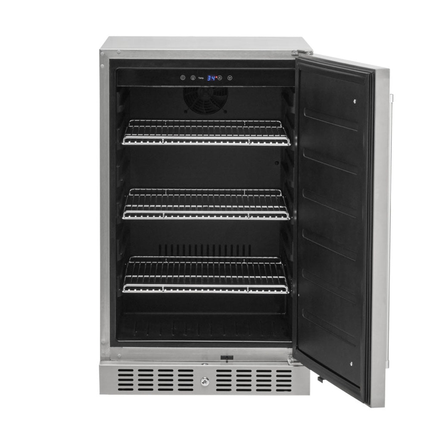 Coyote 21" Built-In Refrigerator with Right Hinge - C121R-S-R