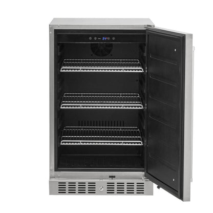 Coyote 21" Built-In Refrigerator with Right Hinge - C121R-S-R