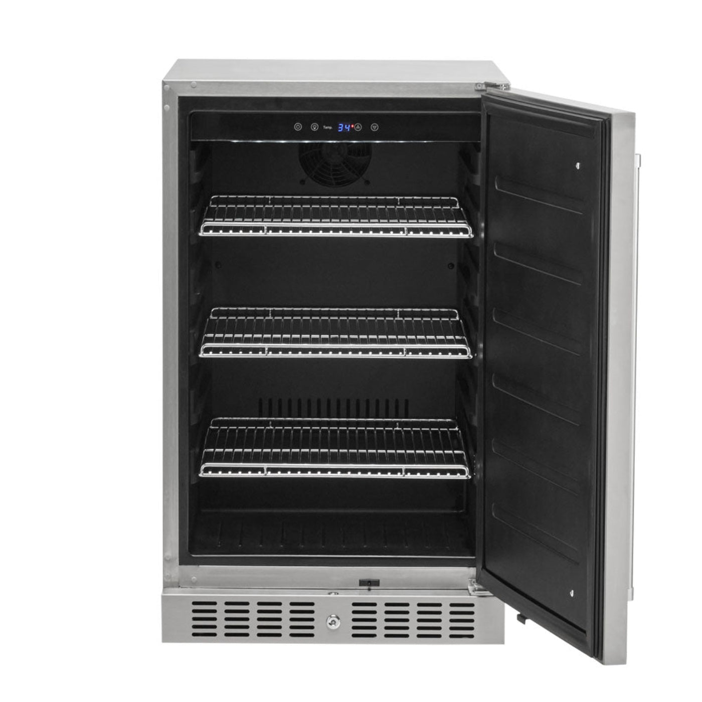 Coyote 21" Built-In Refrigerator with Right Hinge - C121R-S-R