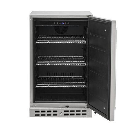 Coyote 21" Built-In Refrigerator with Right Hinge - C121R-S-R