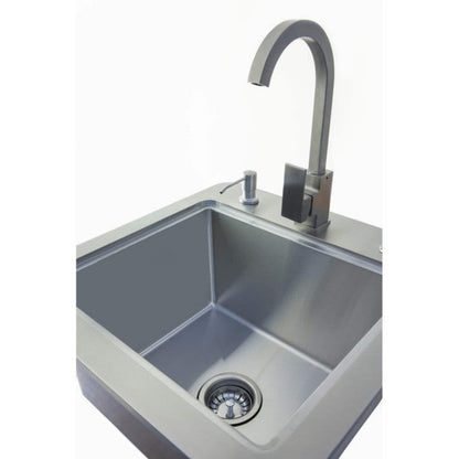 Coyote 21" Sink With Faucet, Drain, Soap Dispenser - C1SINKF21
