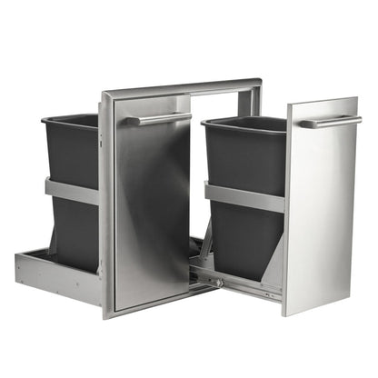 Coyote 26" Pull Out Trash and Recycle Bin - C3-TC