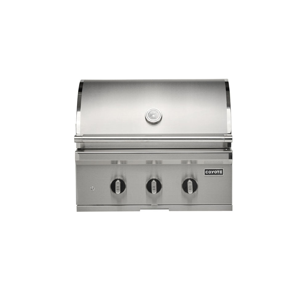 Coyote SL-Series 30" Built-In Grill with Sear Zone & Rotisserie - C3SL30