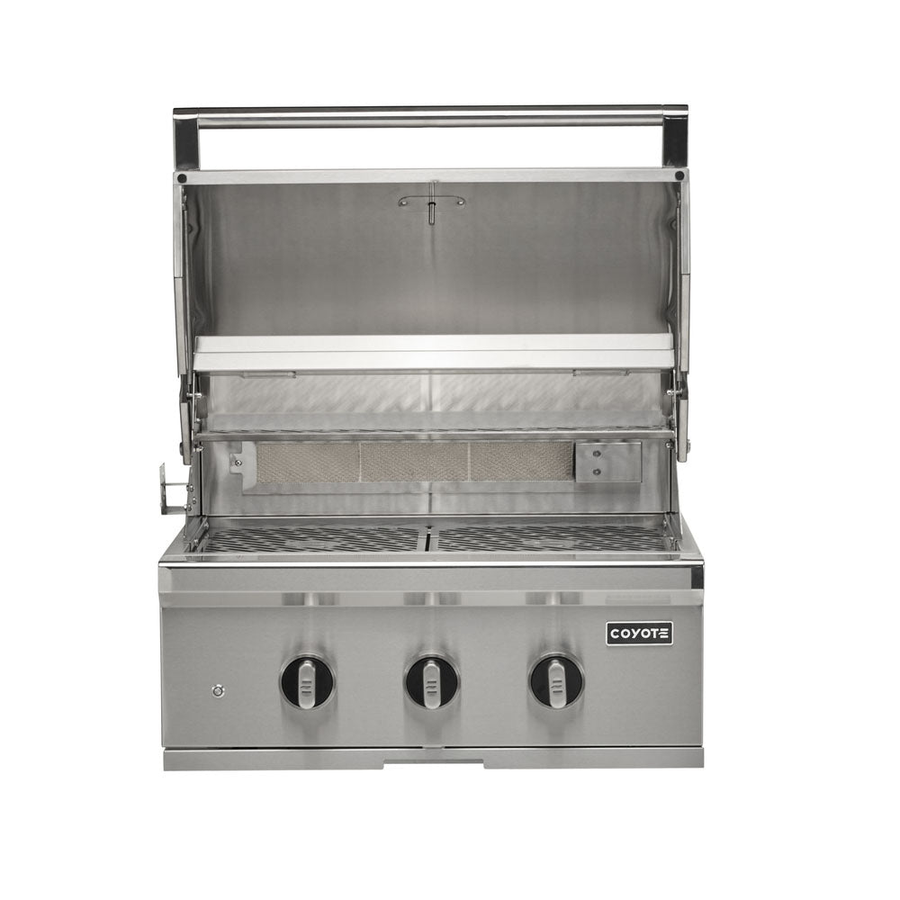Coyote SL-Series 30" Built-In Grill with Sear Zone & Rotisserie - C3SL30
