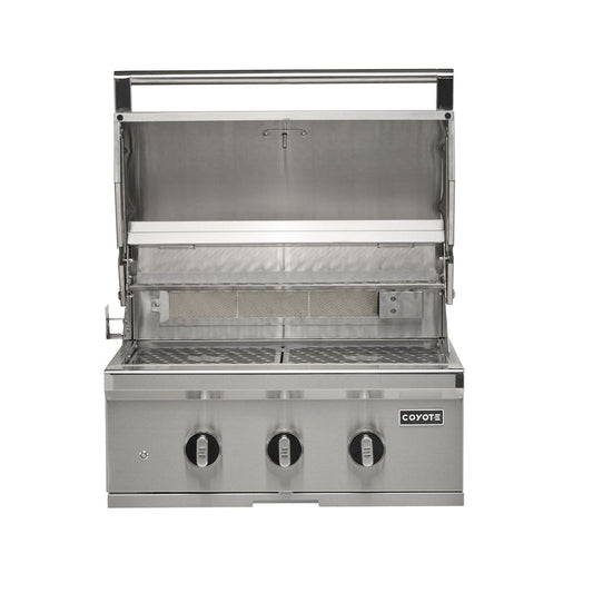 Coyote SL-Series 30" Built-In Grill with Sear Zone & Rotisserie - C3SL30