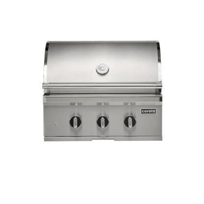 Coyote SL-Series 30" Built-In Grill with Sear Zone & Rotisserie - C3SL30