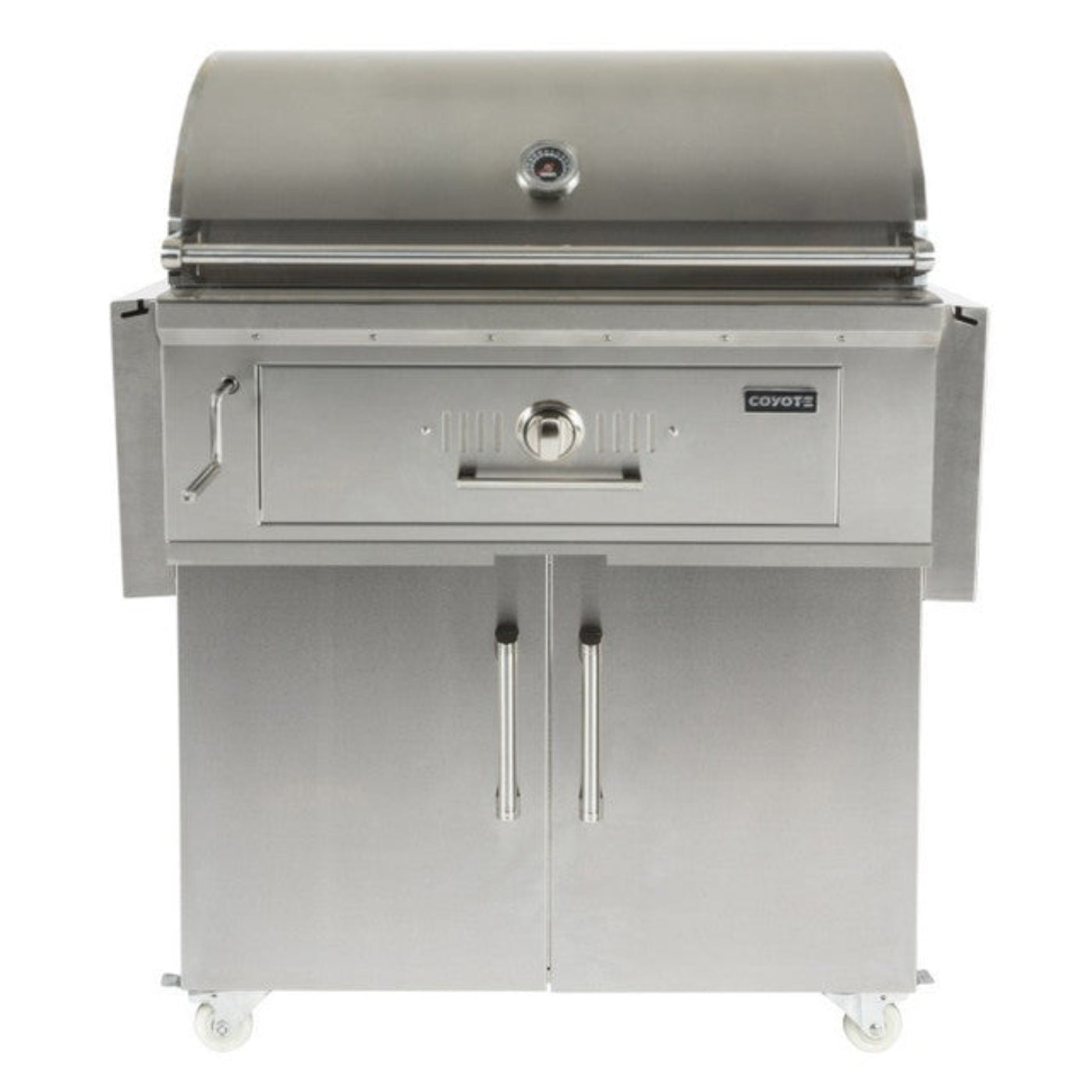 Coyote 36" Charcoal Grill With Cart - C1CH36+C1CH36CT