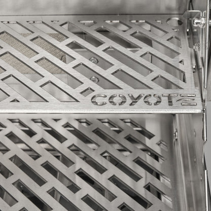 Coyote SL-Series 36" Gas Grill on Cart with Sear Zone & Rotisserie - C3SL36+C3S36CT