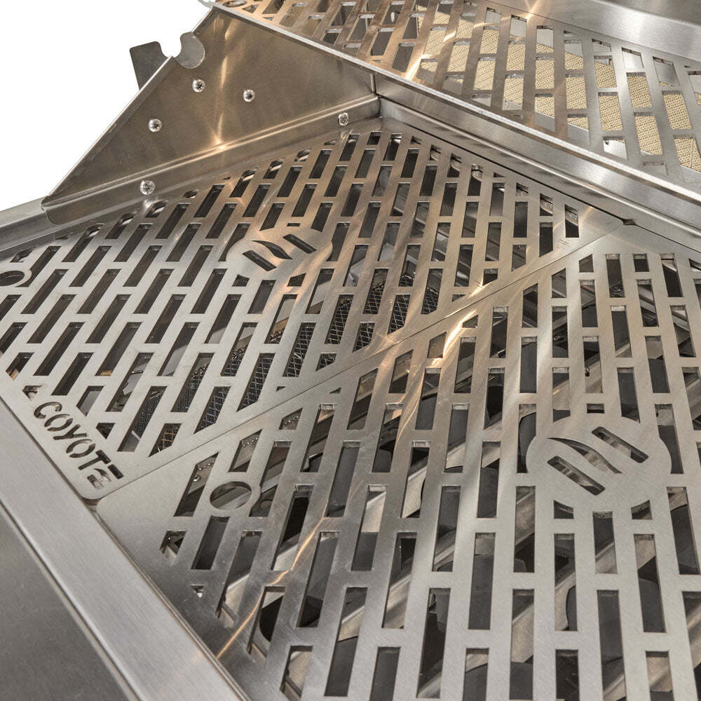 Coyote SL-Series 36" Gas Grill on Cart with Sear Zone & Rotisserie - C3SL36+C3S36CT