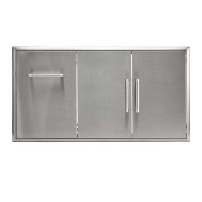 Coyote 45" Double Access Doors With Roll Out Trash - C3-CDPOD