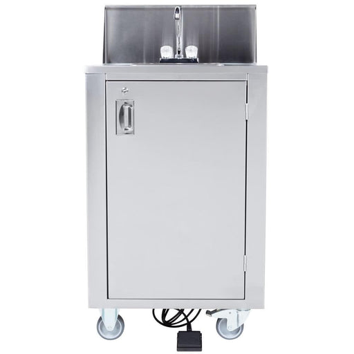 Crown Verity 24" x 25" CV-PHS-4 Single Bowl Hot/Cold Portable Hand Sink - CVPHS-4