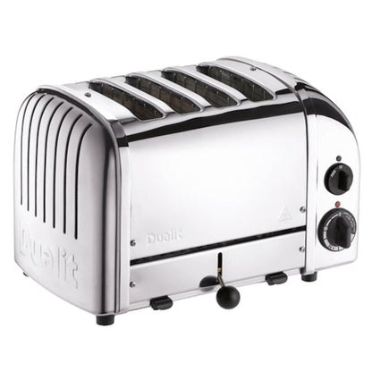 Cadco CTS-4(220) Stainless Steel Pop-Up Toaster - 220V - CDCTS4220