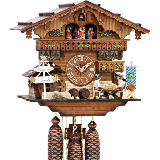 Sternreiter Bavarian Chalet Black Forest Mechanical Cuckoo Clock - 8389