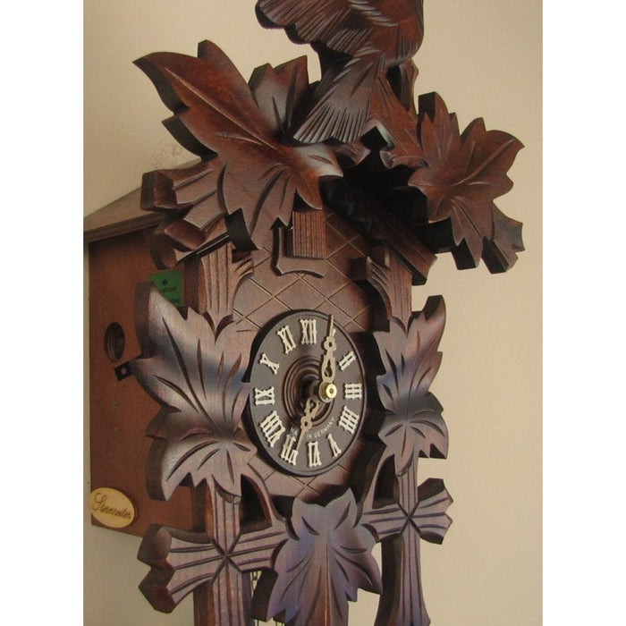 Sternreiter Bird and Leaf Black Forest Mechanical Cuckoo Clock - 8202S