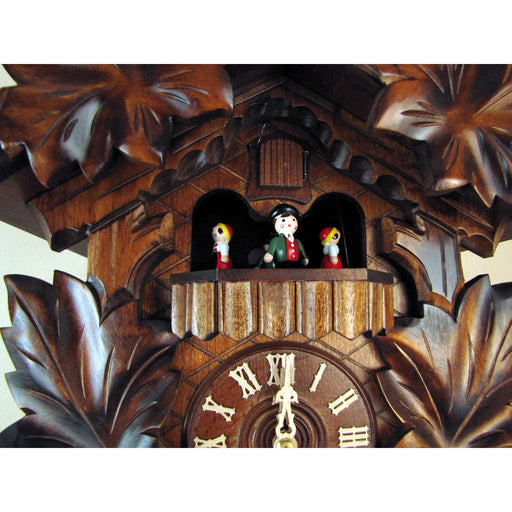 Sternreiter Bird and Leaf Black Forest Mechanical Cuckoo Clock - 8301