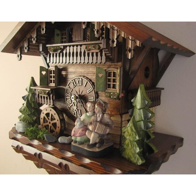 Sternreiter Kissing Couple Black Forest Mechanical Cuckoo Clock - 1392