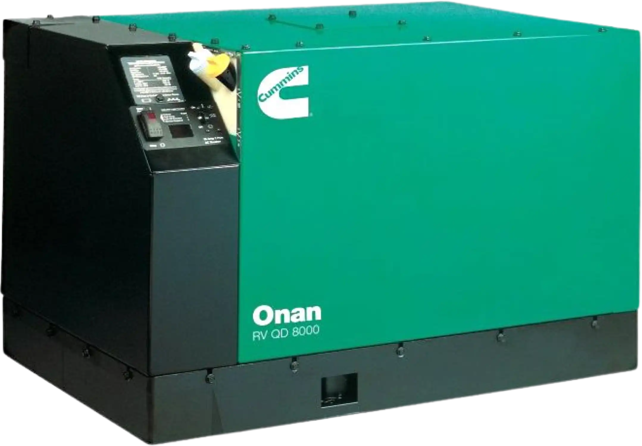 Cummins Onan QD 8000 8kW RV Generator 8HDKAK-1046 RV Diesel Single Phase 120 Volt Liquid Cooled New - A064K829